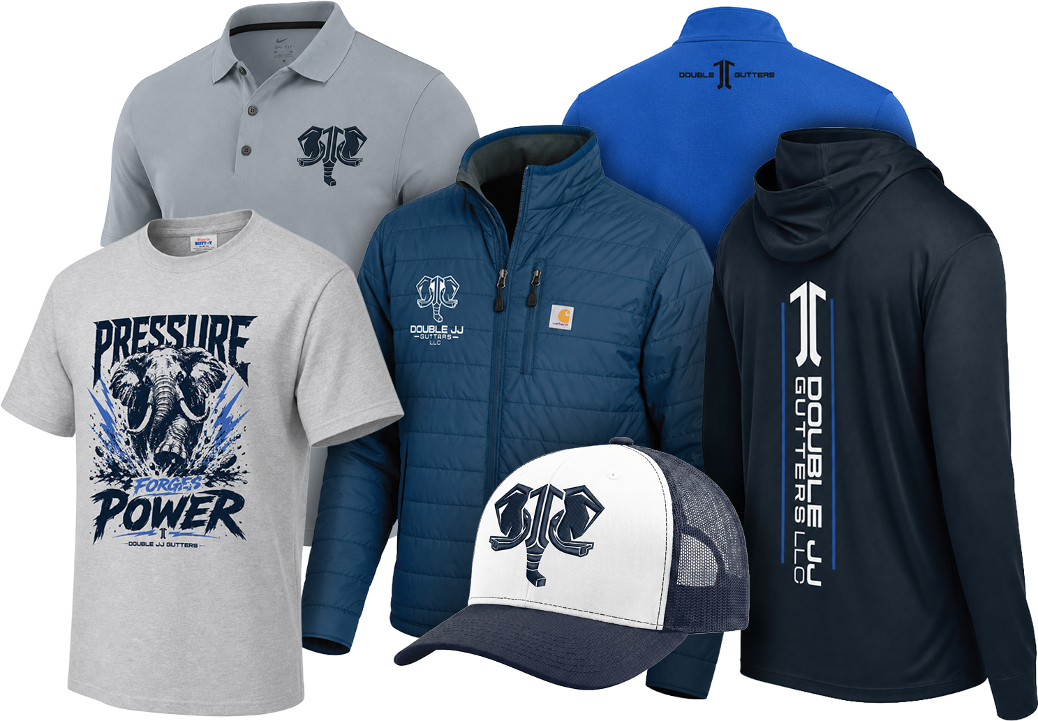 Trades and contractor branded apparel collection